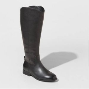 Universal Thread Black Brisa Riding Boots 6M